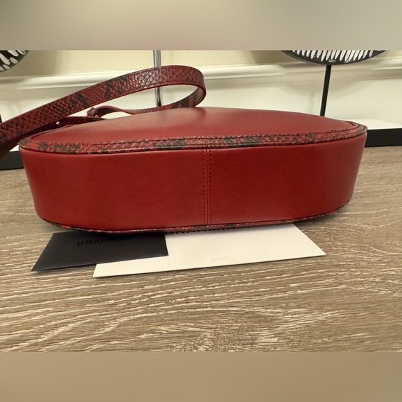 Brahmin Red Leather crossbody bag. - Picture 14 of 16
